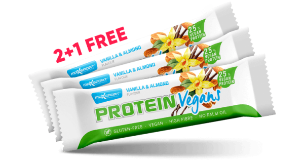 Vegans Protein Vanilka & mandľa 2+1 Zadarmo